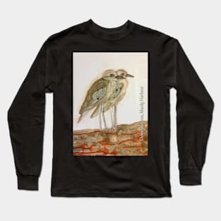 Stone Curlews, Moreton Bay, Brisbane Long Sleeve T-Shirt